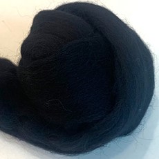 호주산 메리노 울 블랙 양모 66수 50g, 1개