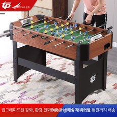 YB 테이블 축구게임 미니 테이블축구게임 대형 2인용 실내 스포츠 보드게임, 1개, A_바르셀로나vs황마 8봉 접이식 1.2m