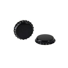 FastRack 288 산소 흡수 맥주 병 뚜껑 | 유리병용 26mm 프라이오프 블랙 표준 홈브루 병 탑 | 병용 PVC 프리 맥주 크라운 캡