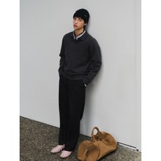 브랜드정품 제너럴아이디어 GENERALIDEA MAN 클래식 턱 와이드 슬랙스 BLACK SBE4M11007 359774