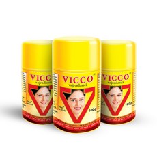 Vicco Vajradanti Ayurvedic Tooth Powder for Strong Teeth & Healthy Gums Herbal Oral Care.., 3개, 100g