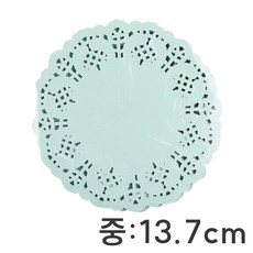 교재 칼라 종이레이스 중 13.7cm / 페이퍼레이스 환경판꾸미기, 3세트, 하늘