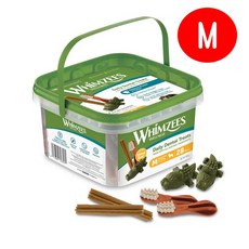 【Whimzees唯潔】M號潔牙骨超值盒 (28入) - 中型犬適用，天然成分，有效清潔牙齒, 840g, 1個, 單一口味