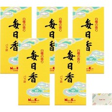 11837426 사찰향 향 제사향 법당향 절향 일본향당 매일 향기 황상자 소바라쯔 150g 5개 세트 + Kunutonn 오리지널 로고가 들어간 e 사은품 포함