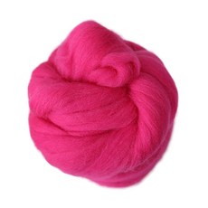 [모핸] 양모 (100g)/ 양모펠트 니들 펠트 DIY 공예 실 만들기, 13.핫핑크
