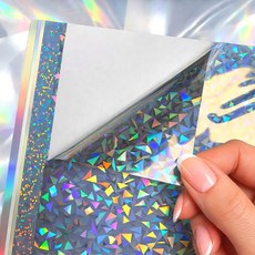 A4 홀로그램 스티커 용지 잉크젯 출력용 방수 라벨지 5종 혼합 10매