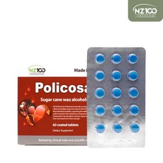 NZ100 프리미엄 폴리코사놀 슈가케인 사탕수수 60정, 단품, 1개