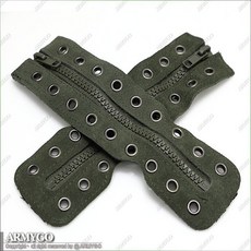 【ARMYGO】軍鞋用拉鍊盤 (綠色款) - 快速穿脫軍靴，提升效率與舒適度, 1個, 綠色