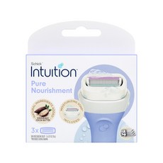 쉬크 인튜이션 제모 면도날3입(코코넛) 여성제모기