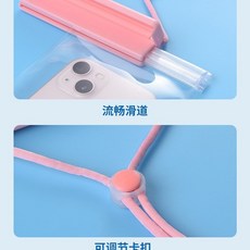 手機防水袋 可觸屏 泡溫泉 密封袋 潛水袋 適用於戶外活動, 草紫色,國內版中文說明書, 1個