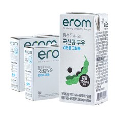 황성주 검은콩 고칼슘 190ml 48입 국산콩 두유 팩, 48개