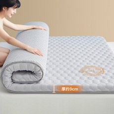 접이식 자취방 라지킹토퍼 두꺼운이불패드 바닥 돌침대요 매트리스 손님용, 1cm, 22_J타입 두께 9cm 90x190cm