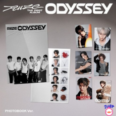 [저스트두잉]라이즈 앨범 RIIZE 정규 1집 ODYSSEY오딧세이 PHOTOBOOK Ver (중복x) 랜덤+두잉덕조공, 랜덤(중복x)+두잉덕조공