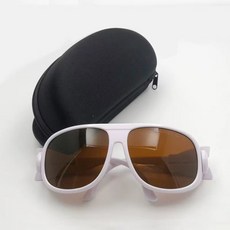 可開發票 鐳射激光防護眼鏡洗眉紋身紅外綫1064皮秒532打標焊接護目鏡夾片, 白色 （RBJ-4）, 1個