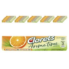 Clorets Mondelez Aroma Time 檸檬草橙口味日本口香糖 14 粒 20 包, 40個