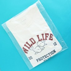 이지포장 의류포장 투명PE 펀칭 폴리백 접착 봉투 35x45+4 200매, 상세페이지 참조