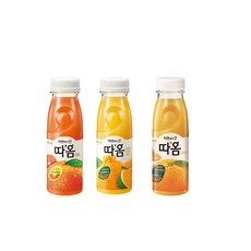 빙그레 따옴주스 235ml 3가지맛 자몽맛4+천혜향맛4+오렌지맛4/총12개입/냉장무배
