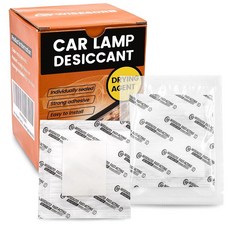 Wisesorb 10팩 10g 헤드라이트 건조제 접착제 포함 자동차 헤드램프 및 미등에서 습기를 제거하기 위한 고흡수의 김 서림 방지 수분 팩 모든 차량 램프, 5G*20pcs