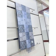 保暖圍脖 時尚圍巾 韓版 雙面格紋羊毛圍巾圍脖 柔軟舒適時尚