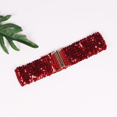 와이드스팽글벨트 차밍댄스복 라틴댄스복(1) (1), 빨간색