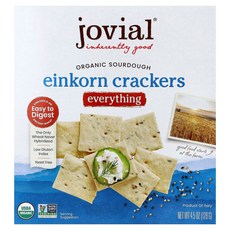 조비알 유기농 사워도우 아인콘 크래커 에브리띵 128g JOV-01253