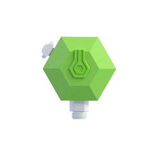 펫코노미 반려동물 3단조절 브러쉬 샤워기 헤드, 그린, 1개