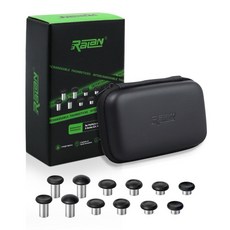 PS5/PS4/SWITCH PRO/XBOX Series 精英手把控制器搖桿 蘑菇頭搖桿頭香菇頭, 1個, 黑色