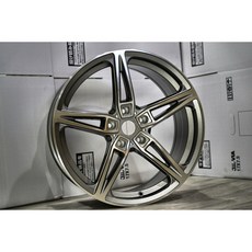 麗車坊 鋁圈 EP56363 鑄造 19吋 5孔120, 亮鐵灰車面, 1個