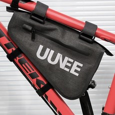 高質量自行車防水前樑包 三角包 騎行裝備 單車前掛包 大容量自行車包, 黑色,支持定製, 1個