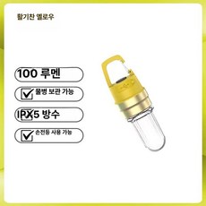 휴대용 미니 LED 물병 랜턴 캠핑 조명 트레킹 낚시용, 1개, 기본 색상