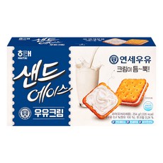 해태제과 샌드에이스 우유크림, 204g, 1개