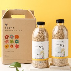 농부플러스 찰현미 2병선물세트, 1세트