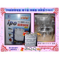 IPO 飼育繁殖盒 產子盒 隔離盒 飼育盒 (S-8cm), 1個, 廠牌隨機-S-8cm