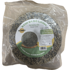 SESAME RICE PAPER 베트남 반다메 검정깨 라이스페이퍼 banh da nuong san, 3개, 145g
