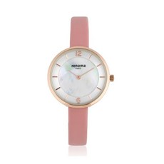 매장정품 레노마 RENOMA WATCH 슬림 자개 로즈 핑크 여성 가죽시계 RE525PK 752883