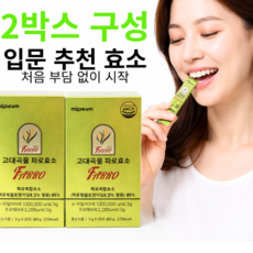 소화효소 곡물효소 파로효소 2박스 스틱형 데일리 효소분말, 40개