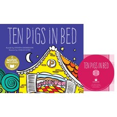 Ten Pigs in Bed [With CD (Audio)] Paperback, Cantata Learning
