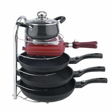 신우 주방용 후라이팬정리대스틸, 1개