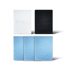 [호환] 교원 KW-AK1W1 웰스 제로 아이케어 공기청정기필터 세트, 1세트, 01_필터세트(헤파+탈취+미디엄3)