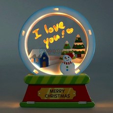 (SA) DIY 크리스마스 아크릴 메모 조명등(1인)