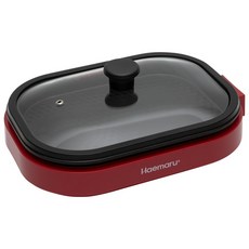해마루 라라 데일리 전기프라이팬 HM-8400, 레드