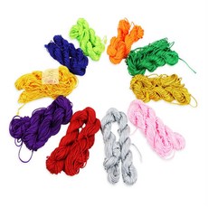 토탈셀링 매듭실 1mm 실팔찌만들기, 초록