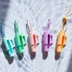 퐁포잇 립밤 립스틱 틴트 실리콘 키링 키홀더