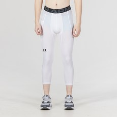 언더아머 남성용 HG 아머 3/4 레깅스 1361588-100