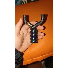 鈦合金 麻花 烤藍 雕刻 底部銅隔片, 如圖所示, 1個