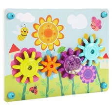 돌아가는 톱니 바퀴 기어 블록 장난감 유아 교구 놀이 bil+1785Ye