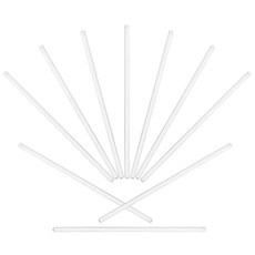10개의 유리 교반봉 7.87인치 6mm 다이아 믹싱 스틱 교반봉 스틱 3.3 붕규산염 과학 주방 실험실 원형 과학을 위한, 200mm