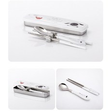 Stenlock 304不銹鋼雙層防漏兒童學習碗 附蓋 隔熱碗, 1個, 餐具(湯匙+筷子+收納盒)