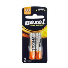 벡셀 알카라인 AAA건전지 2PCS 카드포장, 1개입, 2개