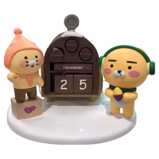 KAKAO FRIENDS 萊恩春植烤地瓜造型萬年曆, 詳見包裝, 詳見商品包裝